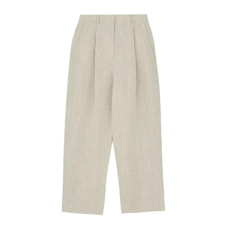 Bob Tailored Trousers In Light Linen 1