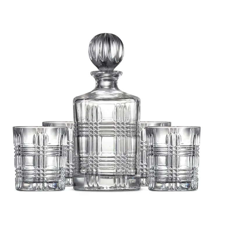 Bond Decanter & Matching Tumbler Set – 5-Piece 1
