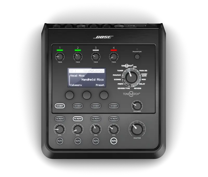 Bose T4S Tonematch Audio Mixer – 4-Channel Live Performance Mixer (Model 785403-0110) 1