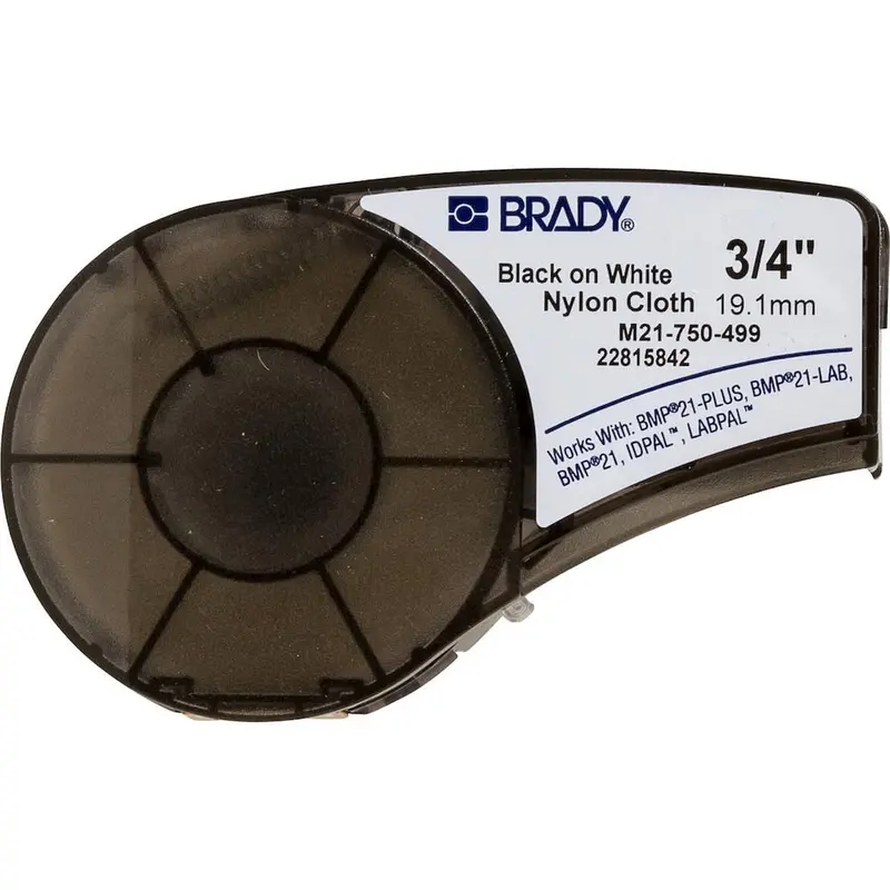 Brady Bmp21-Plus Nylon Cloth Tape – Durable, Scuff-Resistant Label Material 1