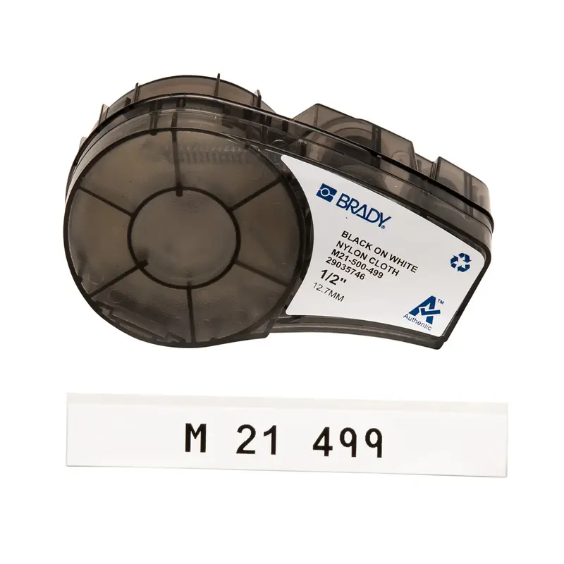 Brady M210/M211 Nylon Cloth Labels – 500-Pk For Patch Panels & Cables 1