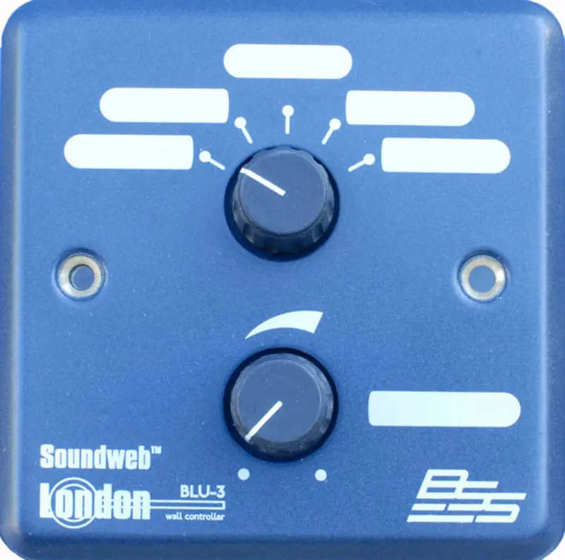 Bss Blu-3 Wall-Mounted Controller For Dante Audio Systems | Bssblu3Uk 1
