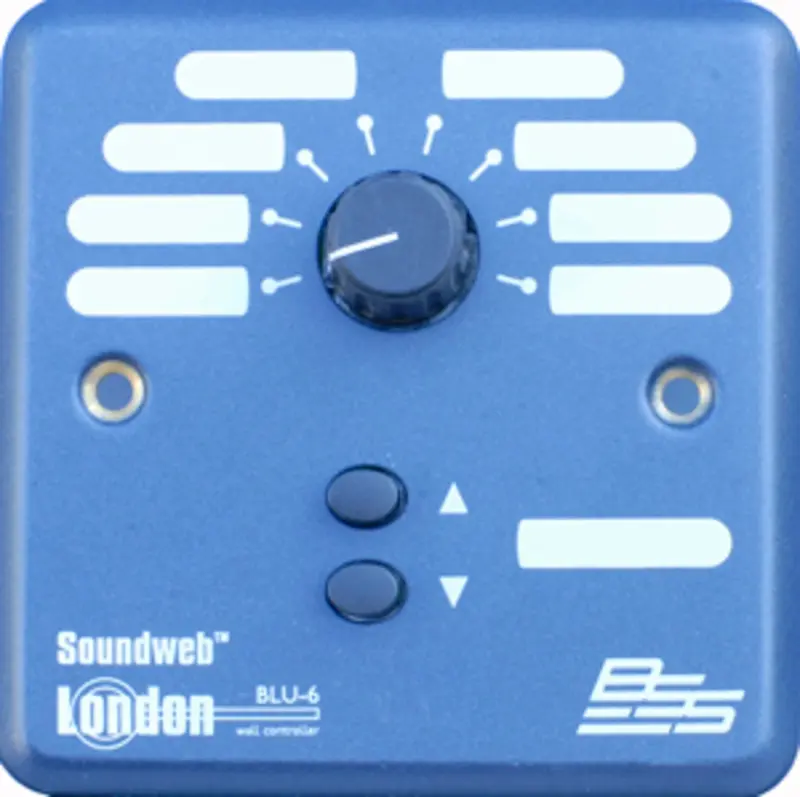 Bss Blu-6 Wall-Mounted Controller For Sound System Configuration & Management 1