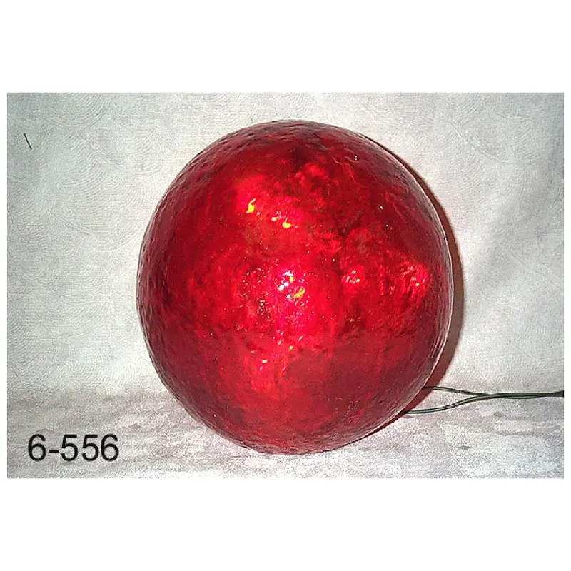 Burgundy Glass-Fiber Ornament Ball – 26 Cm Diameter 1