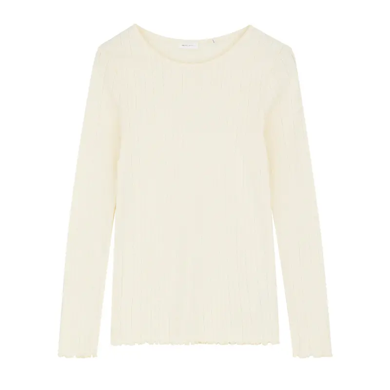 Butter-Colored Relaxed-Fit Blouse By Edie 1