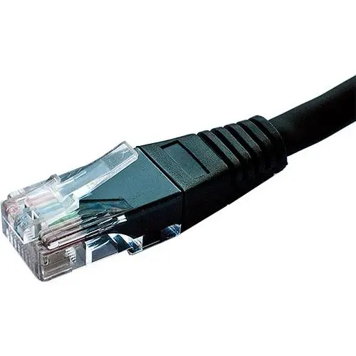 Cablenet 10-Meter Black Cat5E Booted Patch Cable – U/Utp Pvc, 24Awg 1