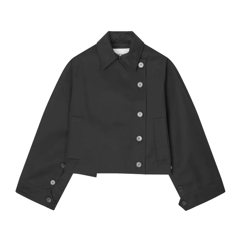 Calypso Bonded Cotton Top In Black 1
