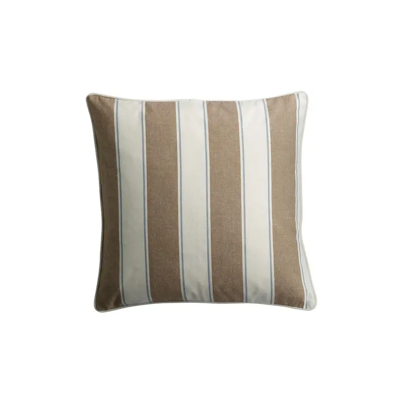 Caramel & Denim Blue Cushion Cover (50X50 Cm) 1