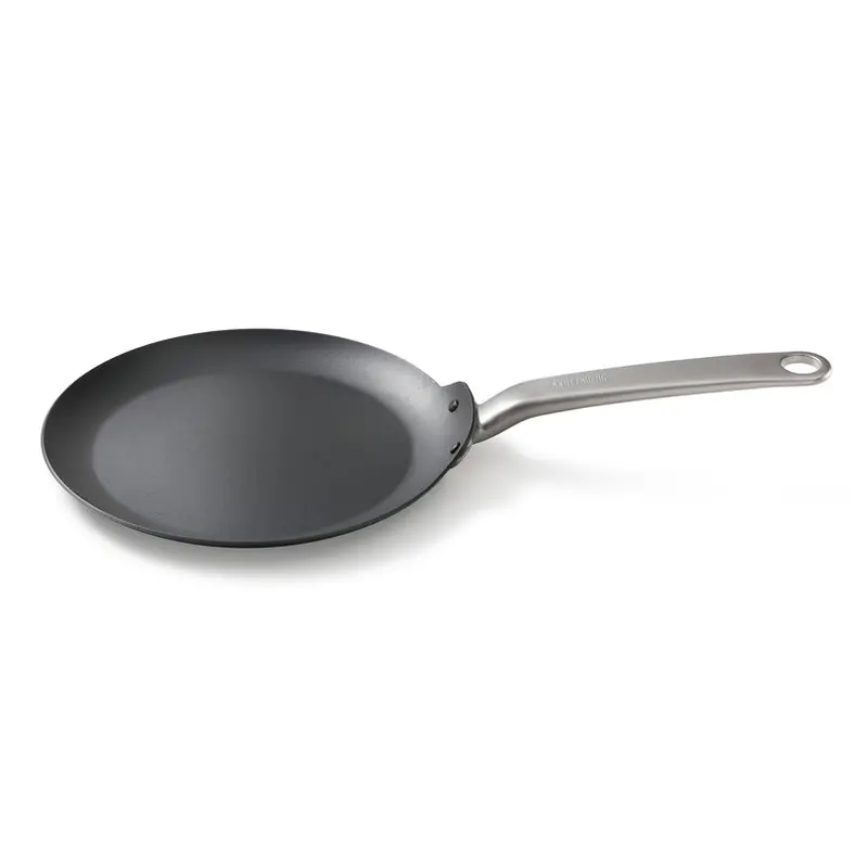 Carbon Steel Crepe Pan – 27 Cm Ø × 2.5 Cm Depth, Even-Heat Non-Stick Surface 1