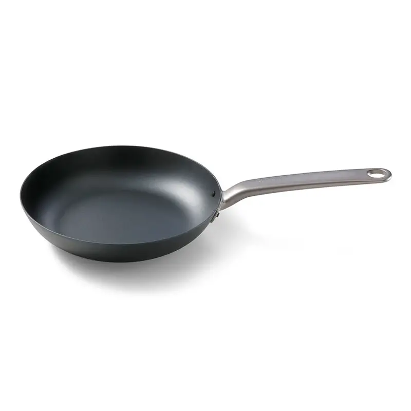 Carbon Steel Frying Pan – 28 Cm Diameter × 6 Cm Depth, Pre-Seasoned Heavy-Duty Cookware 1
