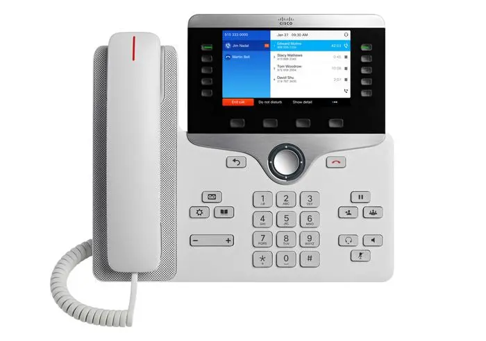 Cisco Cp-8841-K9 Secure Business Ip Phone With 5-Inch Display, Hd Audio, And Poe 1