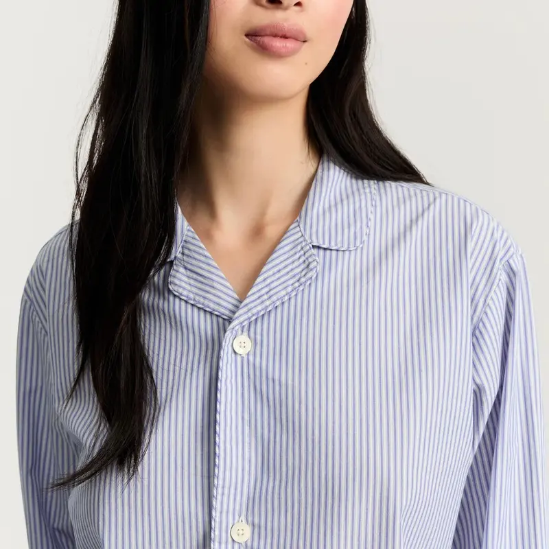 Classic Petite Pyjama Set In Air Blue Mix 1