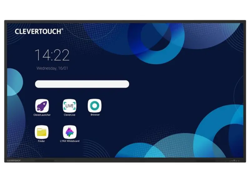 Clevertouch Pro Series 3 – 65-Inch 4K Ultra Hd Android 14 Edla Interactive Display 1