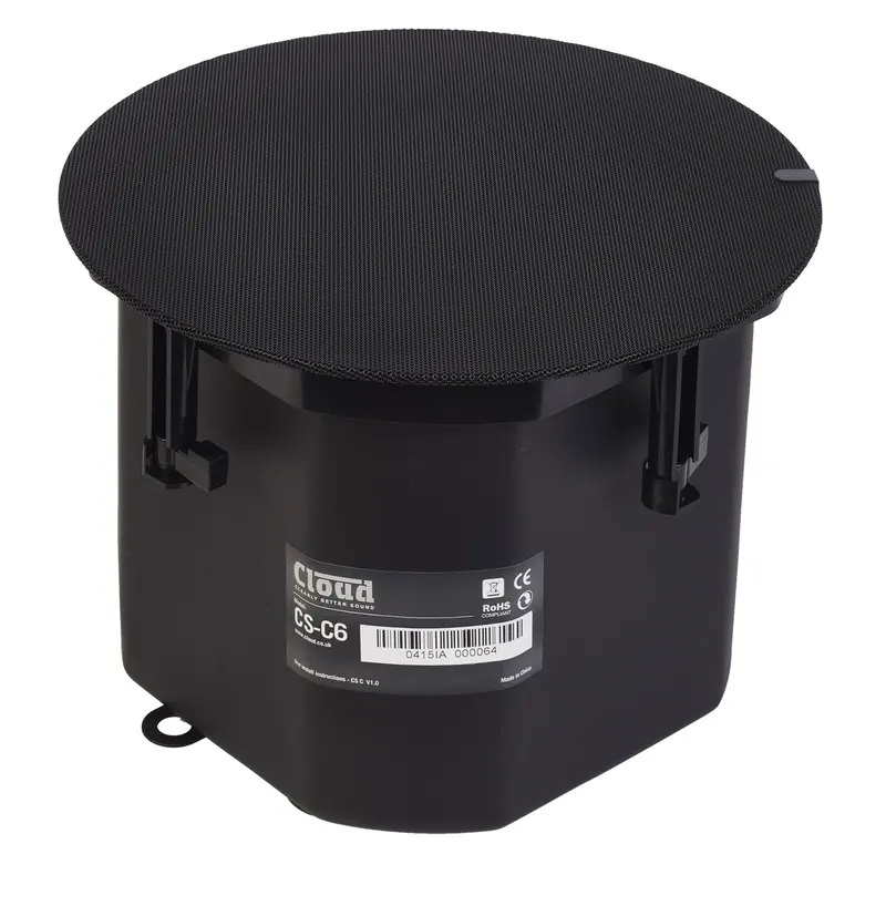 Cloud Electronics Cs-C6 Premium 6.5-Inch In-Ceiling Speaker – Dual Finish (Black/White) 1