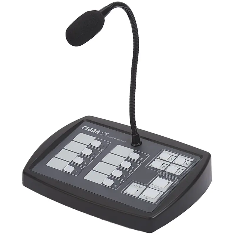 Cloud Electronics Pm8 8-Zone Paging Microphone System With Expansion Kit 1