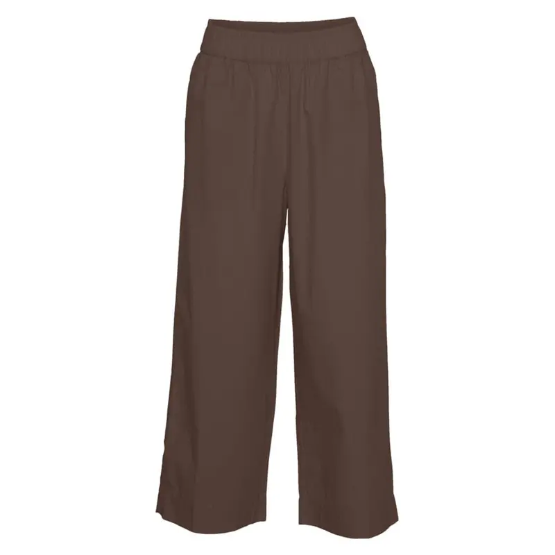 Copenhagen Wide-Leg Trousers In Rich Brown 1
