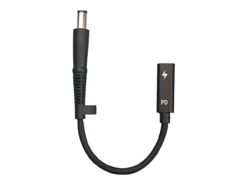 Coreparts 100W Usb-C To Hp 7.4×5.0Mm Barrel Plug Adapter Cable 1