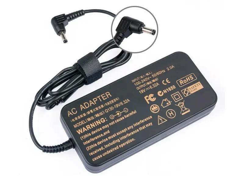 Coreparts 120W Asus-Compatible Power Adapter – 19V, 5.5X2.5Mm, Eu Cord 1