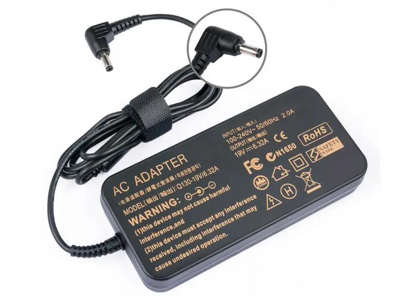 Coreparts 120W Laptop Charger For Asus Devices – 19V, 5.5X2.5Mm, Eu Cord 1