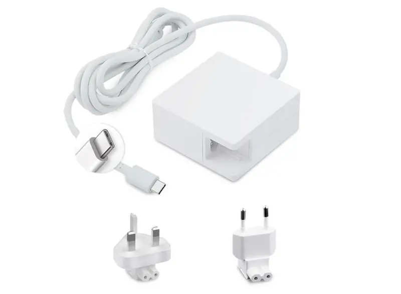 Coreparts 45W Usb-C Pd Wall Charger For Macbook And Ipad – Eu/Uk Plug Compatible 1
