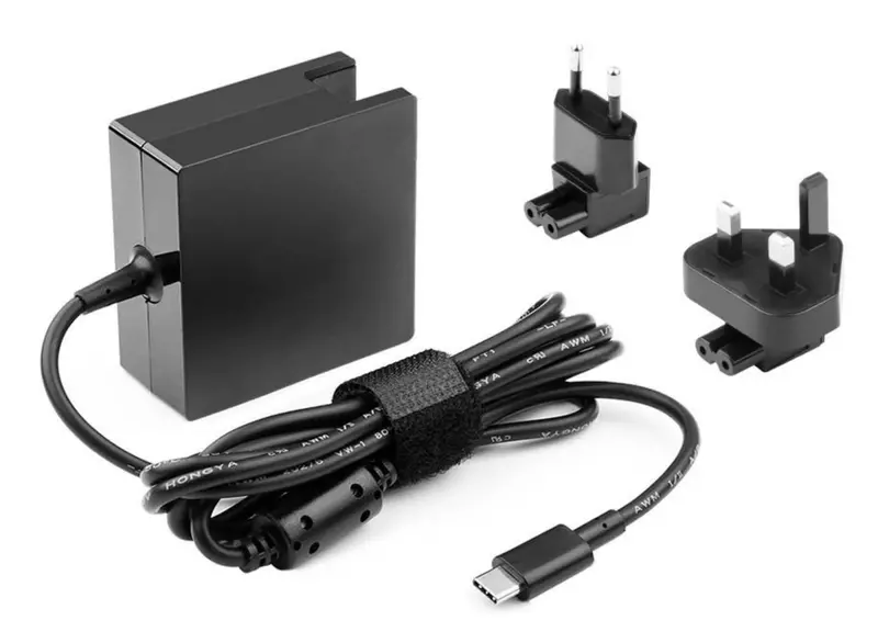 Coreparts 65W Gan Usb-C Laptop Charger – Adjustable 5–20V Output For Dell & Lenovo + Eu/Uk Plug 1