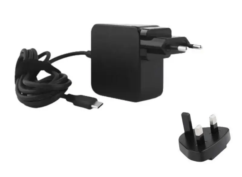 Coreparts 65W Gan Usb-C Pd Travel Charger – Supports Eu & Uk Outlets (Mbxusbc-Ac0002) 1