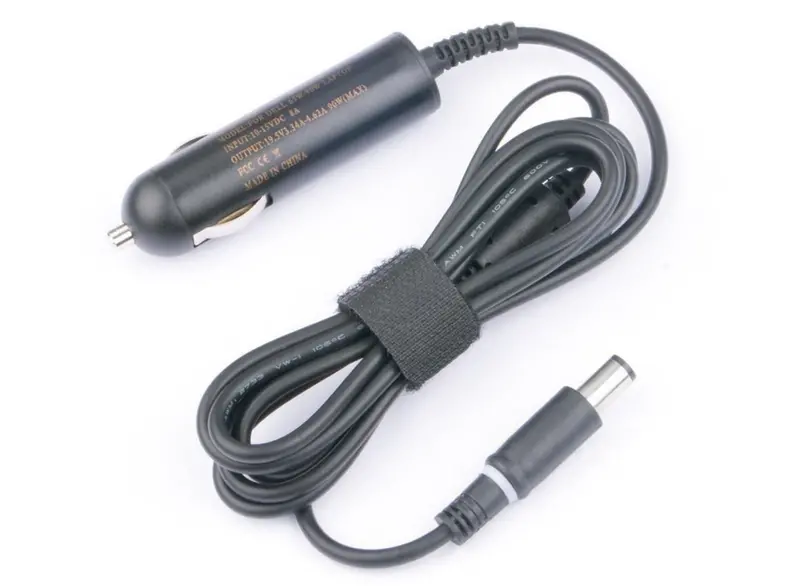 Coreparts 90W Vehicle Power Adapter – 19.5V, 7.4×5.0Mm Plug, Eu Cord 1