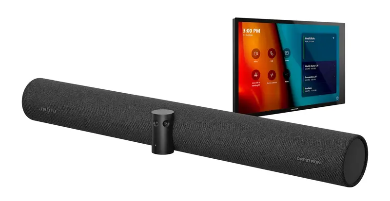 Crestron Flex Uc-B31-T-Wm: Small-Room Microsoft Teams Rooms System With Jabra Panacast 50 & Wall Control 1