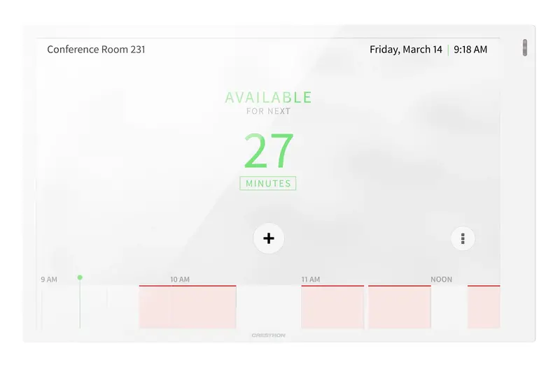 Crestron Tss-1070-W-S: 10.1-Inch White Room Scheduling Touchscreen 1