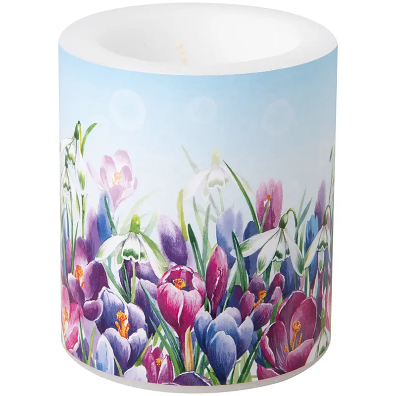 Crocus Light Blue Round Lantern – 9 Cm × 10.5 Cm 1