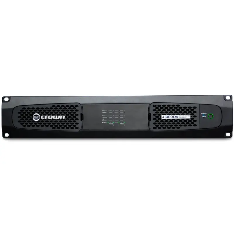 Crown Dci4 300Da Four-Channel Networked Power Amplifier — 300W Per Channel, Dante/Aes67, 70V/100V | 913.1985.900 1