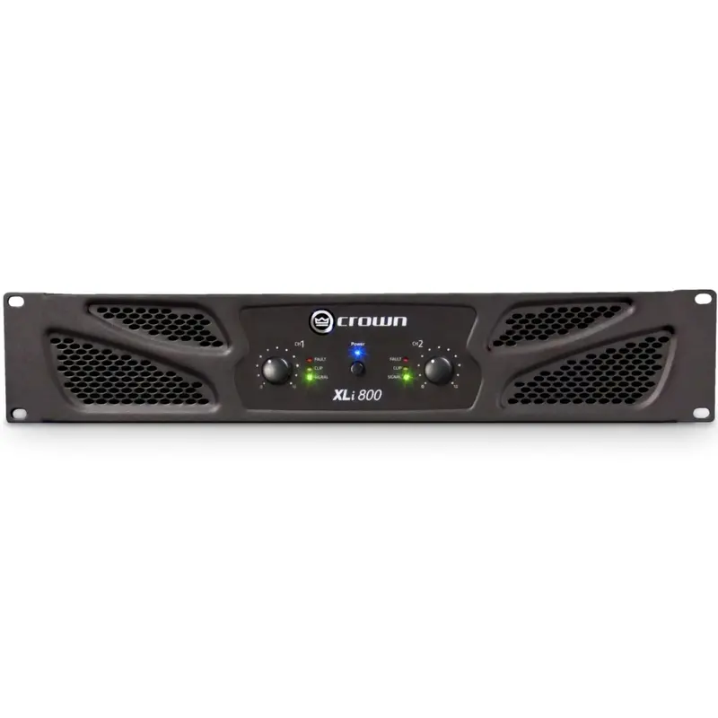 Crown Xli 800 Two-Channel Power Amplifier — 300W @ 4Ω, Compact Rackmount Design | Nxli800-34-Uk 1