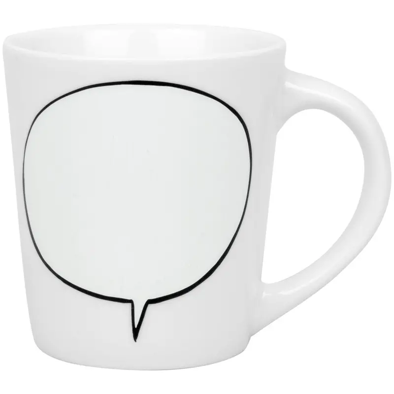 Customizable Ceramic Mug – 'Say It On A Mug' Design, 38 Cl / Ø9 X 10 Cm 1
