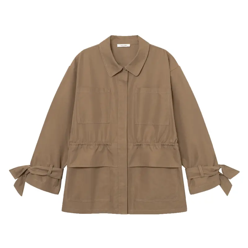 Cypress Water-Resistant Parka – Soil Brown Finish 1