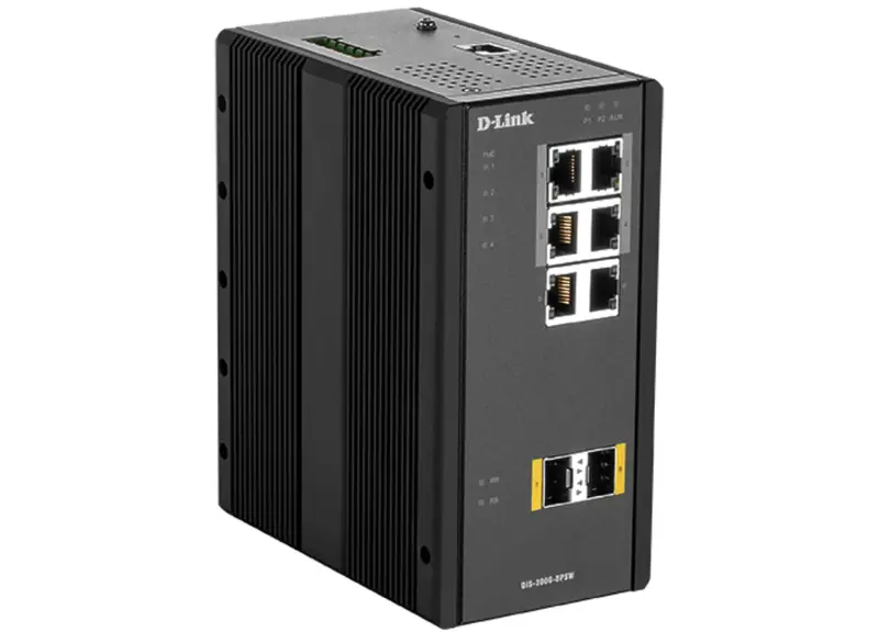D-Link Dis-300G-8Psw Industrial Gigabit Managed Poe Switch With Sfp Support 1