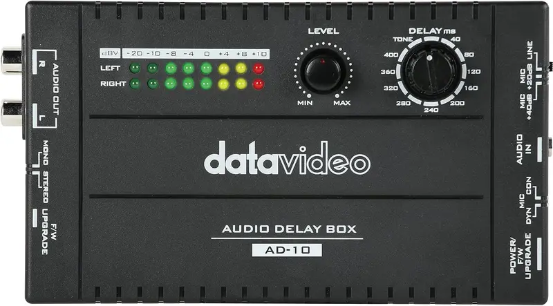 Datavideo Ad-10 Two-Channel Analog Audio Mixer For Live Production 1