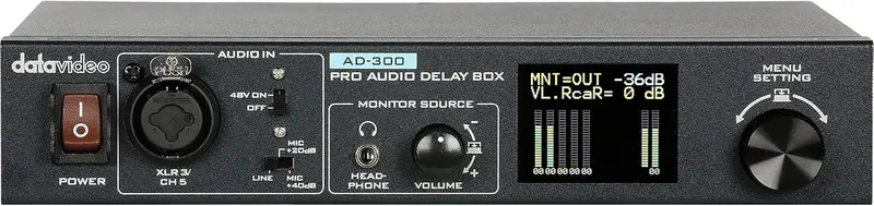 Datavideo Ad-300 Pro Audio Delay Box For Precise Av Synchronization 1