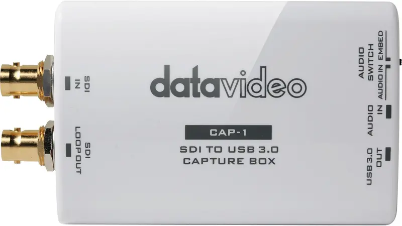 Datavideo Cap-1 Sdi To Usb 3.0 Video Capture Box 1