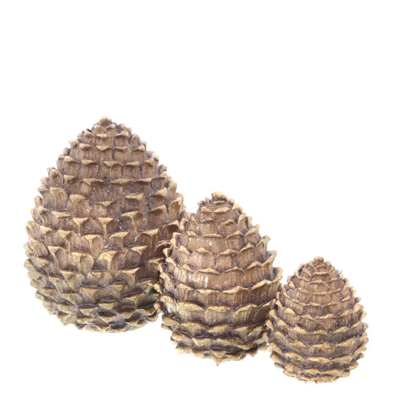 Decorative Pinecone Ornament – 13 Cm Diameter × 16.5 Cm Height 1
