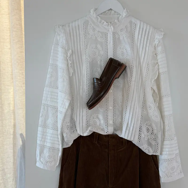 Delphine Ivory Blouse 1