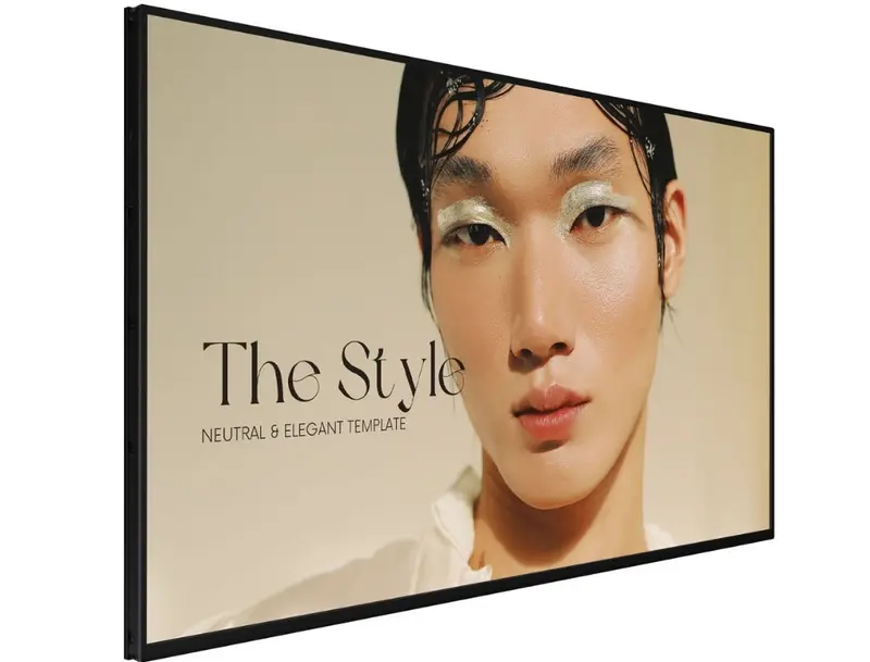 Digital Window Display Screen Designed For Beauty Salons 1