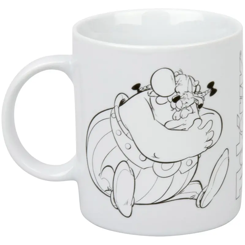 Diy Asterix Paint-Your-Own Mug – 300 Ml With 6 Colored Markers 1