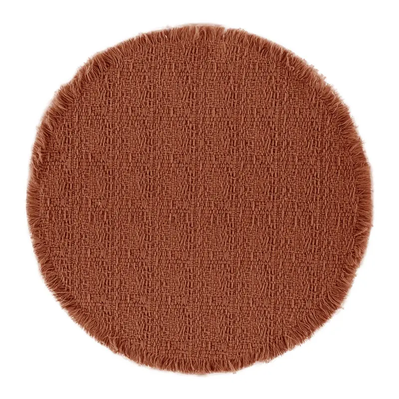 Double-Sided Round Placemat "Lina", 38 Cm Diameter 1