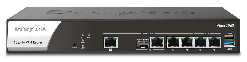 Draytek Vigor 2962 Dual 2.5G Wan Firewall Router – Advanced Security And Load Balancing For Smbs 1