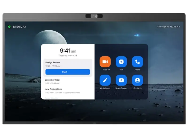 Dten D7X – 75-Inch 4K Windows Edition All-In-One Teams-Certified Meeting Display 1