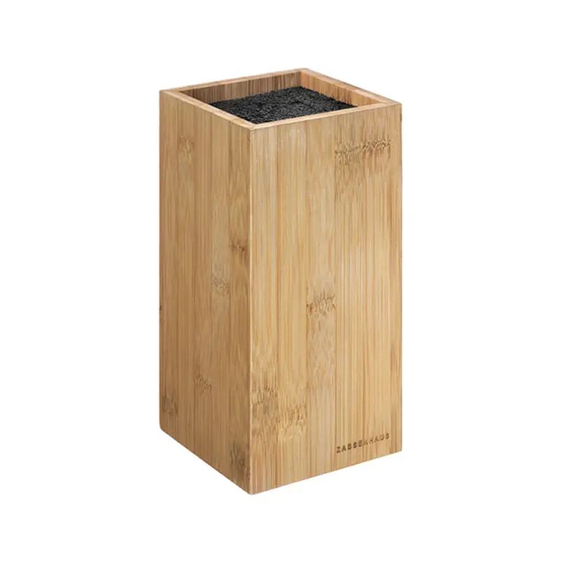 Eco Line Square Knife Block – 12X12X23 Cm With Flexible Brush Insert 1