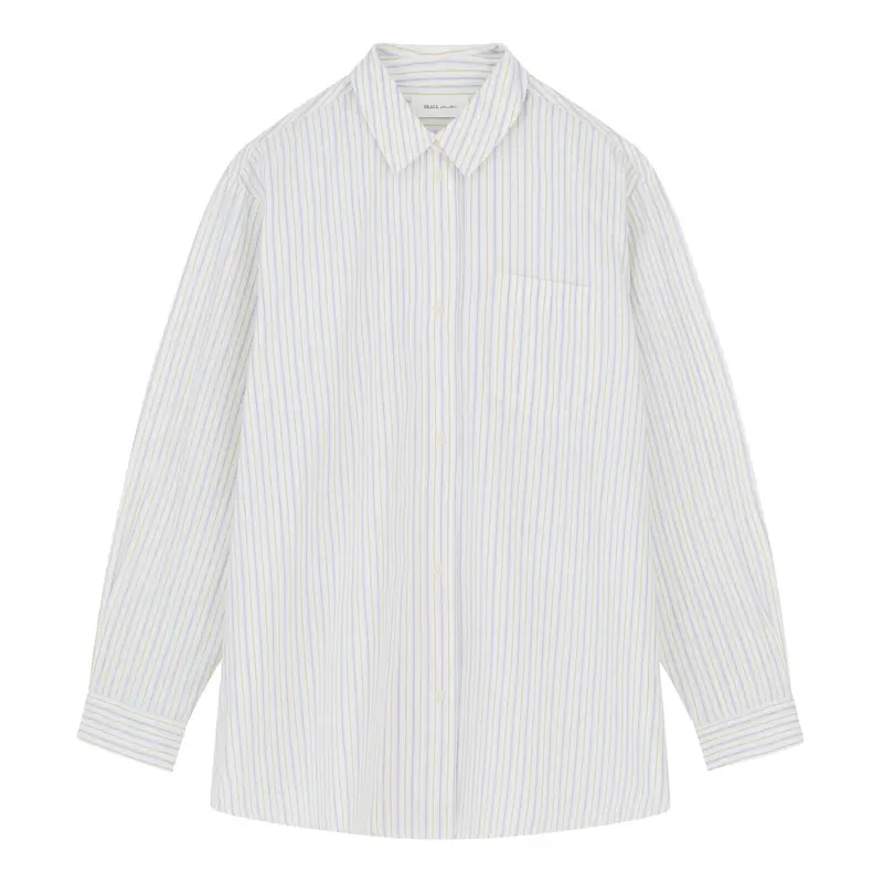 Edgar Striped Shirt In Yellow And Blue 1