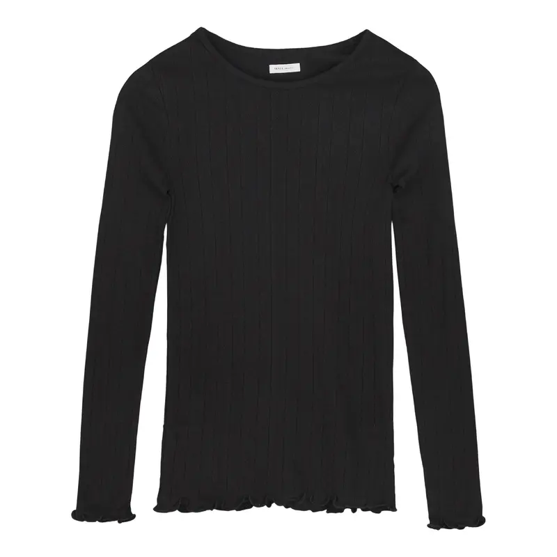 Edie Black Structured Blouse 1