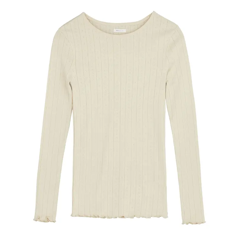 Edie Light Beige Relaxed Blouse 1
