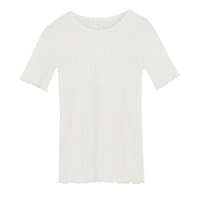 Edie Off-White Lightweight T-Shirt 1